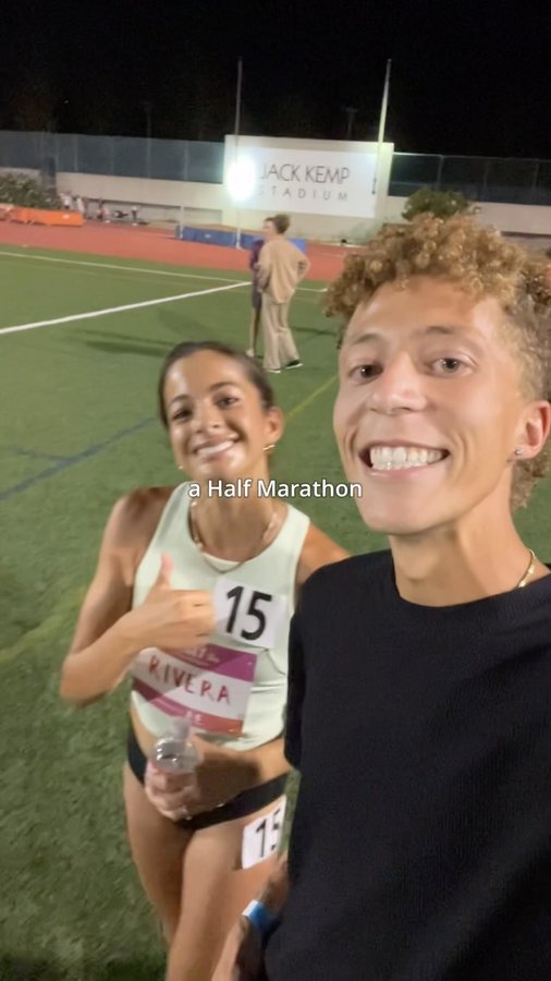 Instagram post by @thewoodsrun for Ucan. Caption reads: [...] first race and a new partnership with....