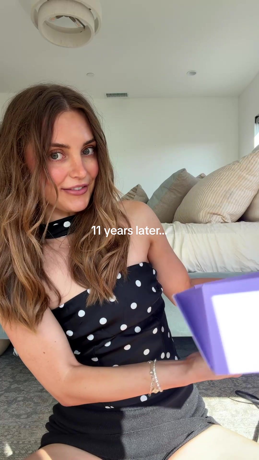 TikTok post by @aspynovard for SALT & STONE. Caption reads: so many goodies!!!  @Tatcha US  @Living Proof,....