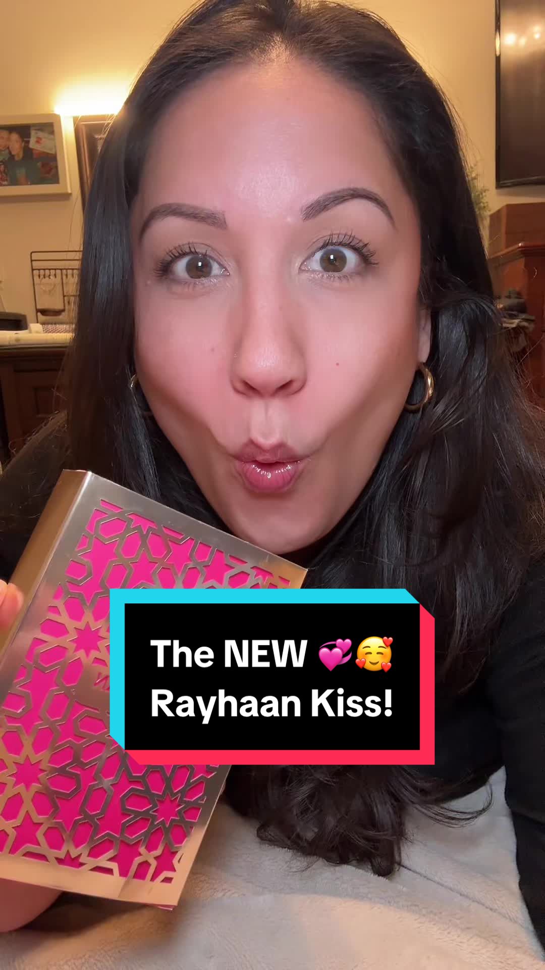 TikTok post by @nessasary1031 for Beauty House. Caption reads: @BeautyHouse US The NEW Rayhaan Kiss edp is here....