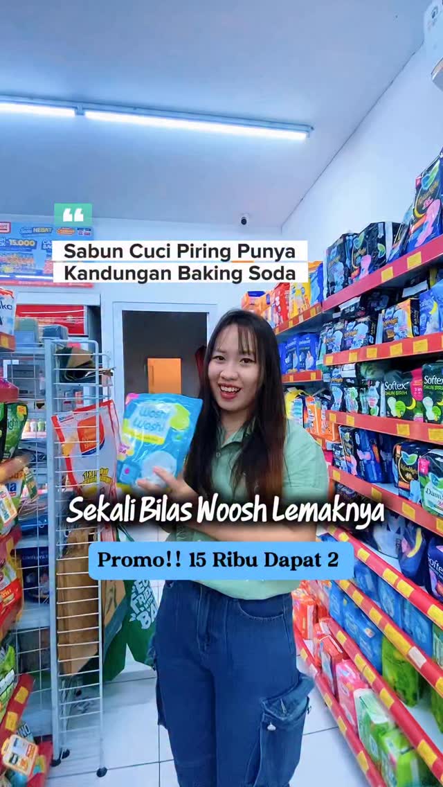 Instagram post by @shirley_txy26 for Alfamart. Caption reads: [...] dua pouch cuman 15 ribu aja lohh di....