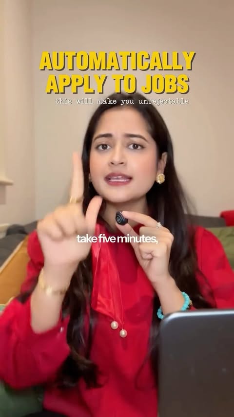 Instagram post by an influencer for Manus AI. Caption reads: If you’re applying for jobs right now and you’re....