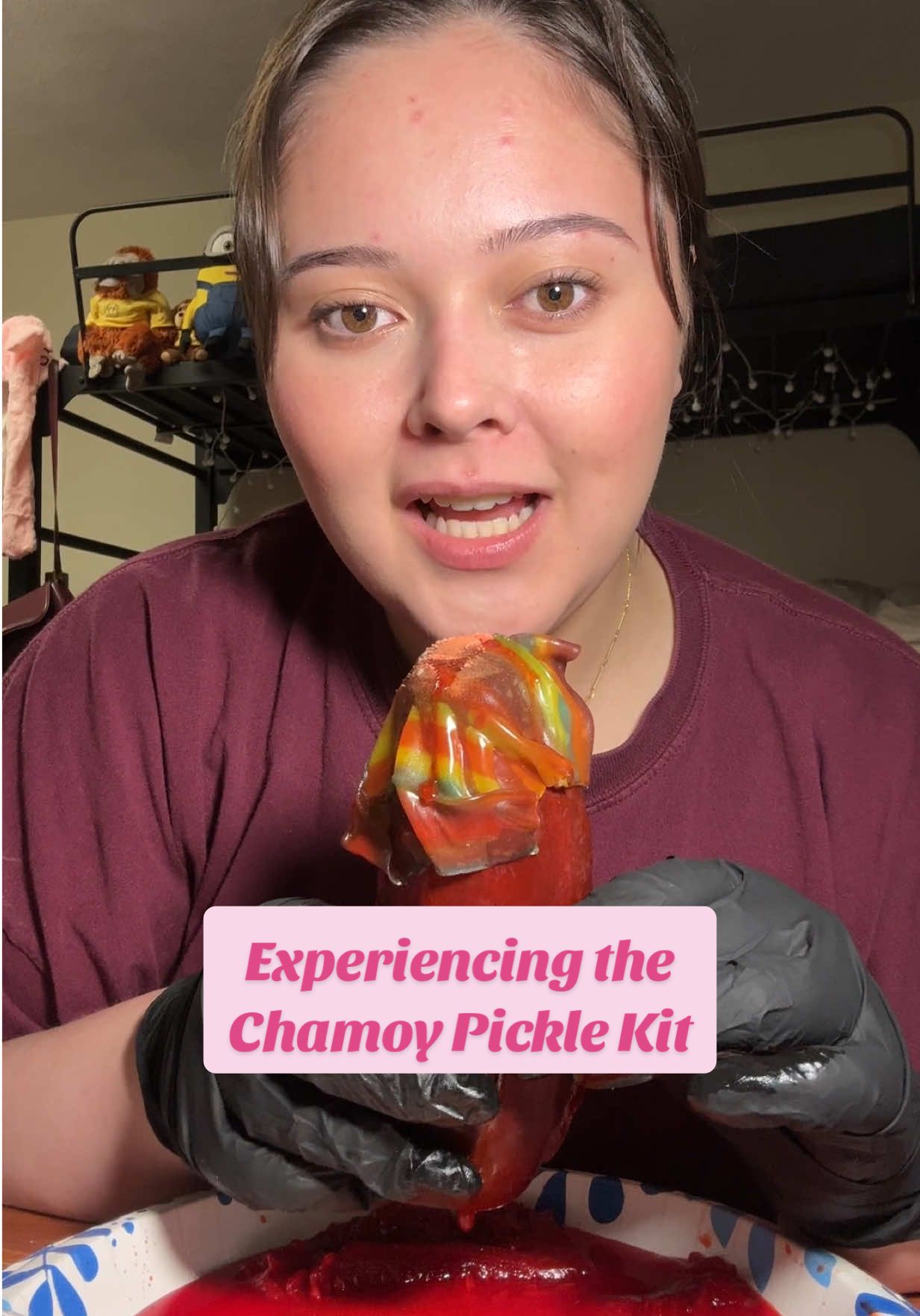 TikTok post by @livylooboss for Bussin Snacks. Caption reads: That just changed my life • • • @Bussin Snacks....