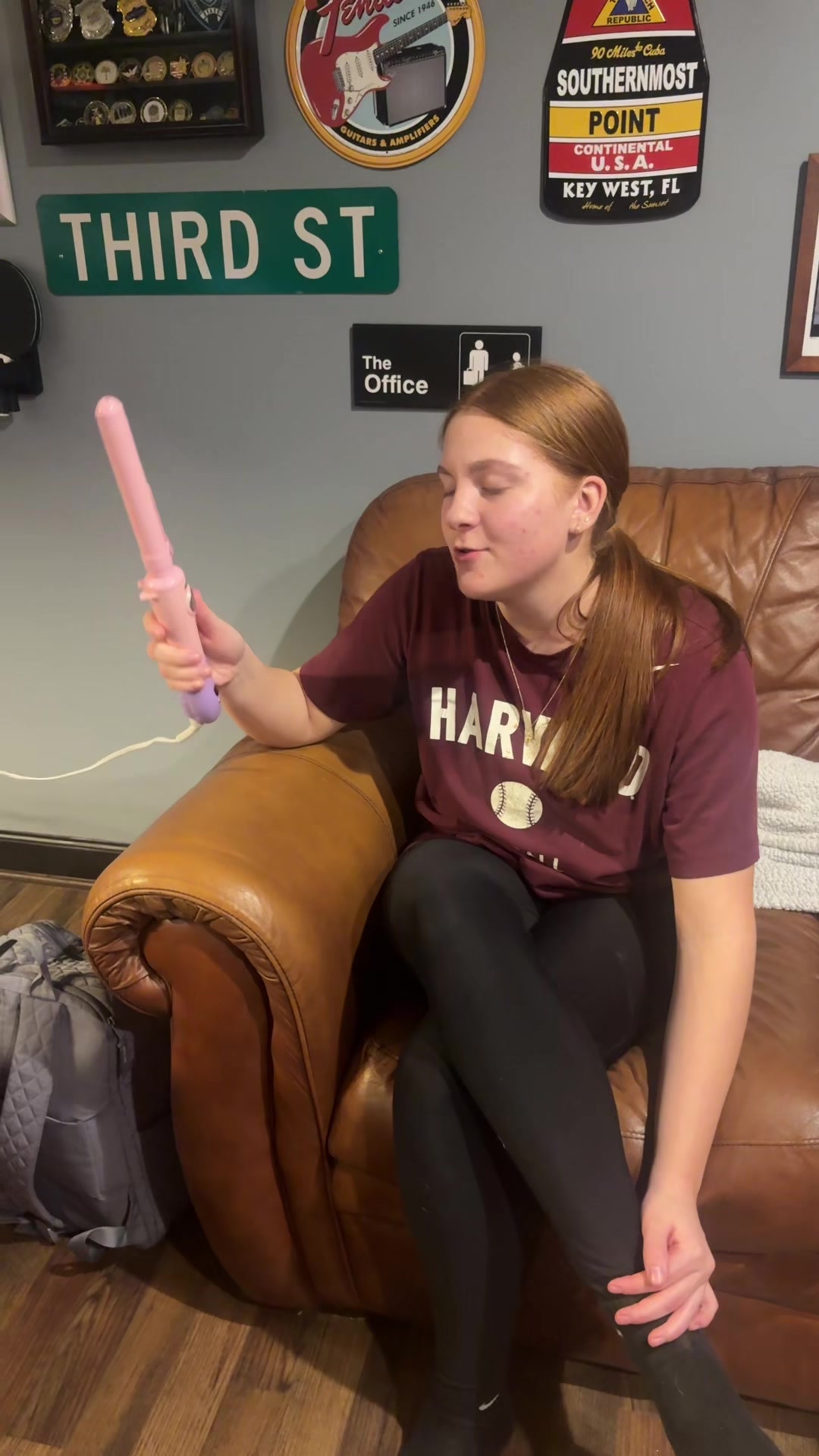 TikTok post by @tenleighvlogs for Beachwaver. Caption reads: @TheBeachwaver.