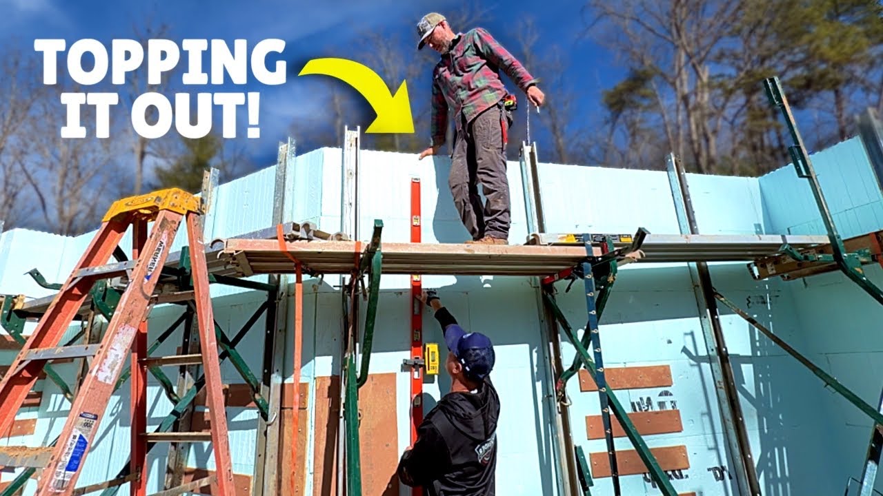 YouTube post by @PerkinsBuilderBrothers for VEVOR. Caption reads: Episode 7: Building A Dream Retirement Home.