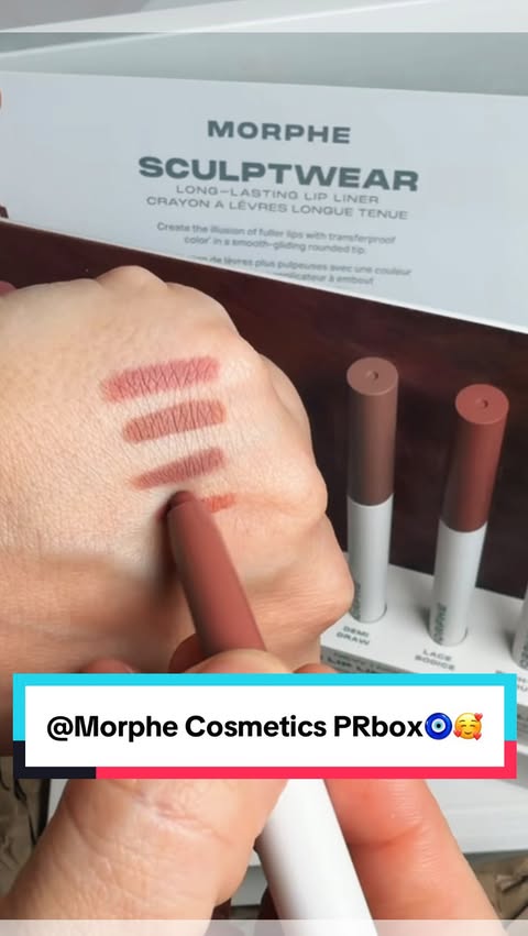 Instagram post by @get_glam_with_sadaf for Morphe. Caption reads: @morphebrushes ✨New SculptWear ✨ Creamy [...].