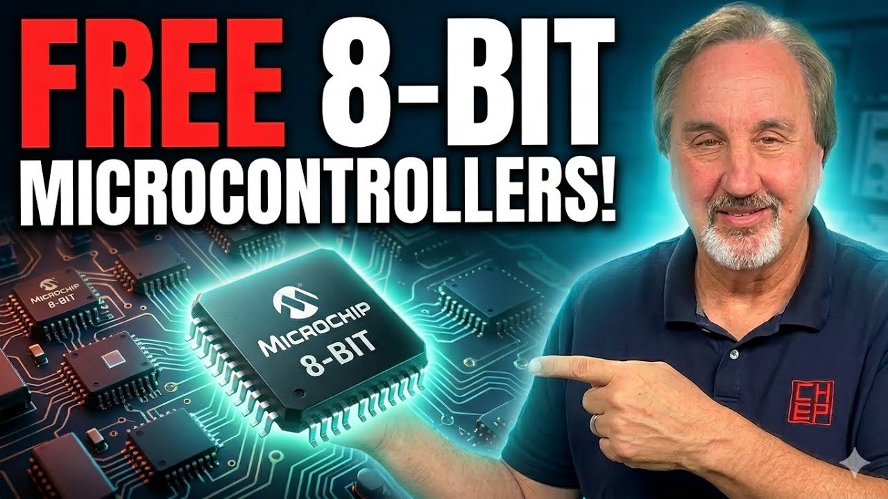 YouTube post by @FilamentFriday for PCBWay3D. Caption reads: FREE Microcontrollers for your Home Electronics....