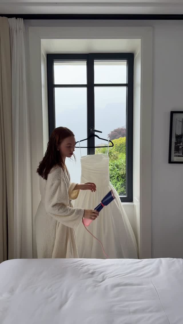 Instagram post by @_alexdavidson for THE ICONIC. Caption reads: if you missed it, we eloped a couple of months....