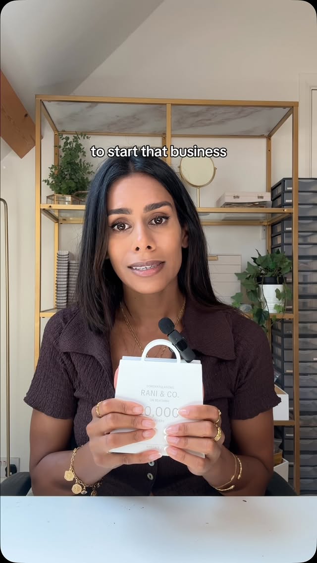 Instagram post by @ramonagohil for Shopify. Caption reads: [...] starts from zero, but with tools like....