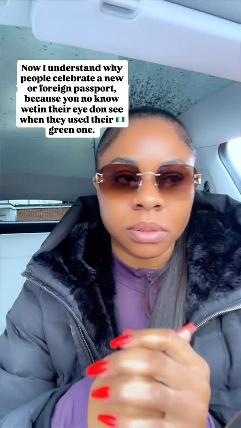 Instagram post by @mamaariella for Emirates. Caption reads: Nigerians face very stringent visa rules and....