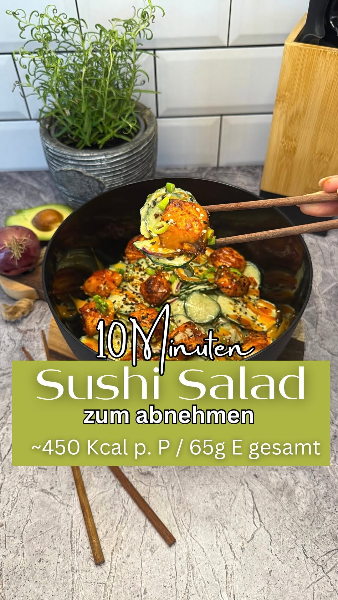 Instagram post by @kristinas.healthylife for More Nutrition. Caption reads: [...] oder etwas More Spices Knobilicous....