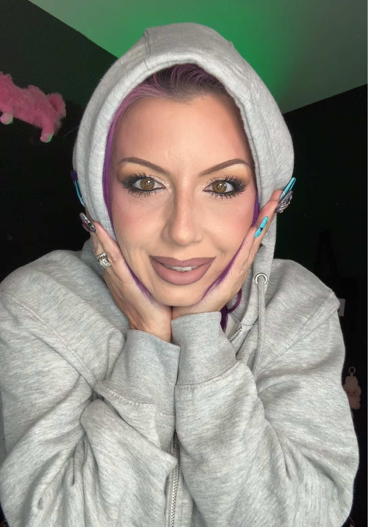 TikTok post by @xteenaashcraft for Jeffree Star Cosmetics. Caption reads: @Jeffree Star Cosmetics New Zip up!!!!! Hoodie....