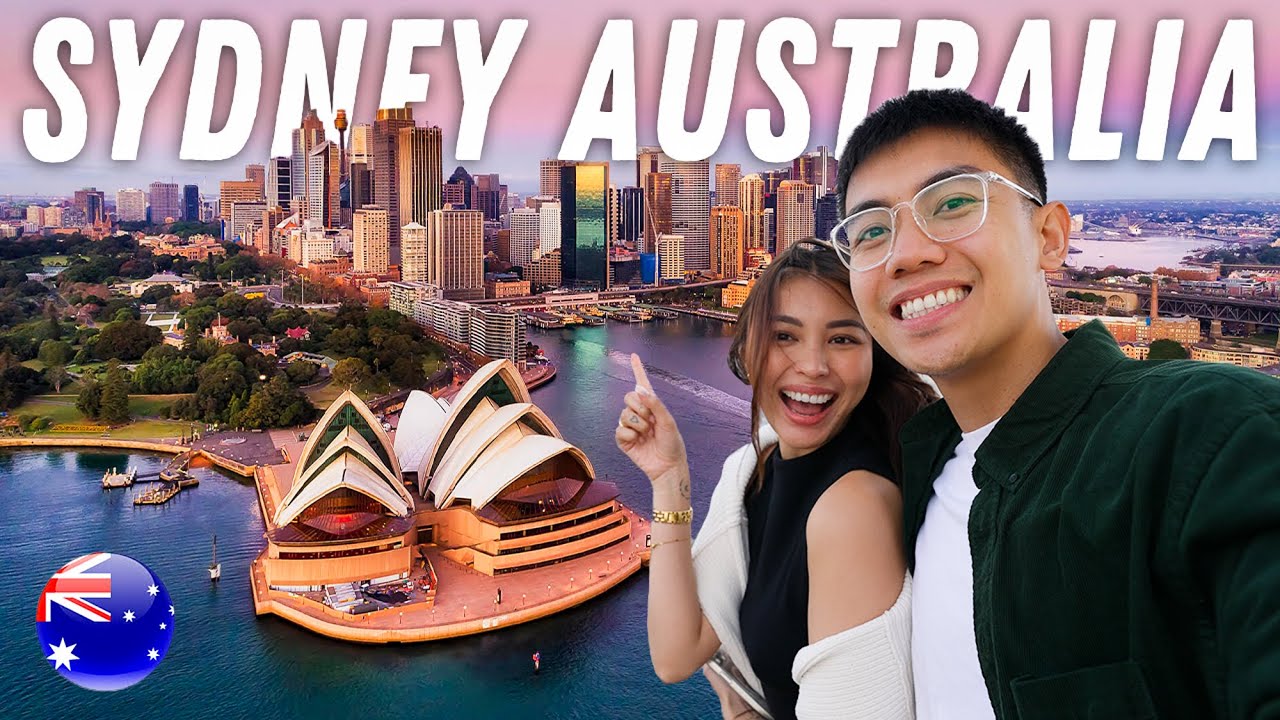 YouTube post by @JanandAnn for Klook. Caption reads: First Time in SYDNEY, AUSTRALIA! 🇦🇺 This City is....