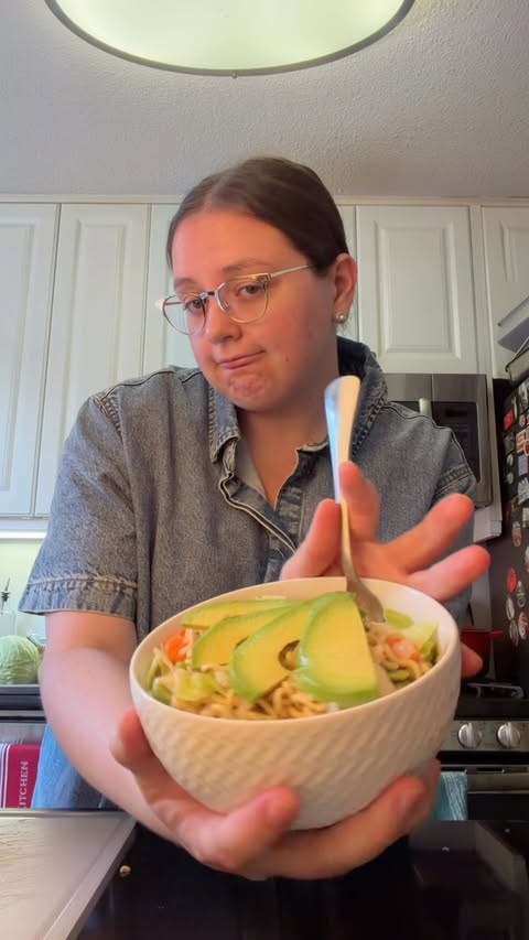 Instagram post by @acrosskrissystable for Xfinity. Caption reads: Dorm room cooking with @xfinity 🍜 catch all new....