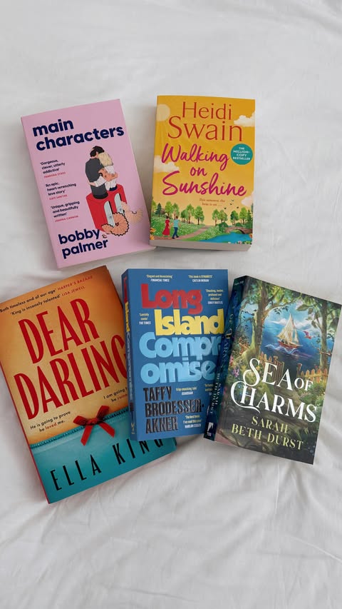Instagram post by @mitsy_reads for HarperCollins. Caption reads: Time to share some book mail I received over the....