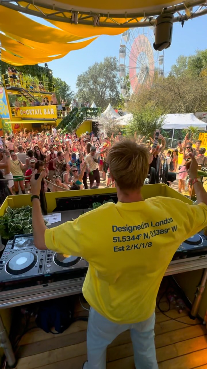 Instagram post by @djcharlesb for Lipton Iced Tea. Caption reads: #publicité We ALL KNOW where the FUN’s at ❤️ WHICH....