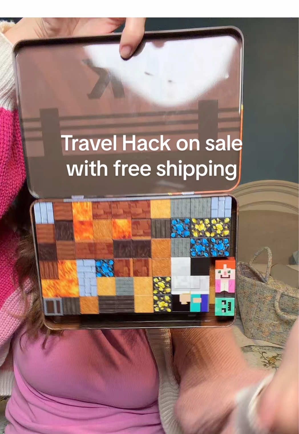 TikTok post by @cajuncamperchronicles for Magnetopia. Caption reads: [...] it’s on sale in the TikTok Shop. @Magnetopia....