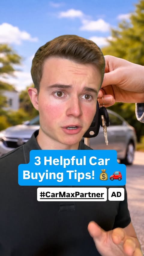 Instagram post by @casper.capital for CarMax. Caption reads: 3 Car Buying Secrets W/ @CarMax #CarMaxPartner....