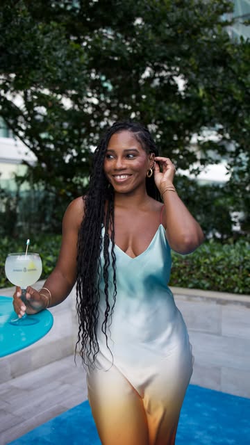 Instagram post by @monroesteele for Bombay Sapphire. Caption reads: Rebecca Black brought us FRIDAY! The Bombay....