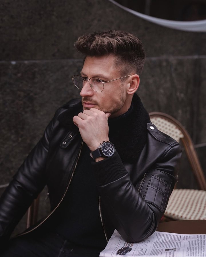 Instagram post by @andrehellmundt for Men's Fashion & Style. Caption reads: Anzeige|Ad
A few days ago, during the Fashion Week....