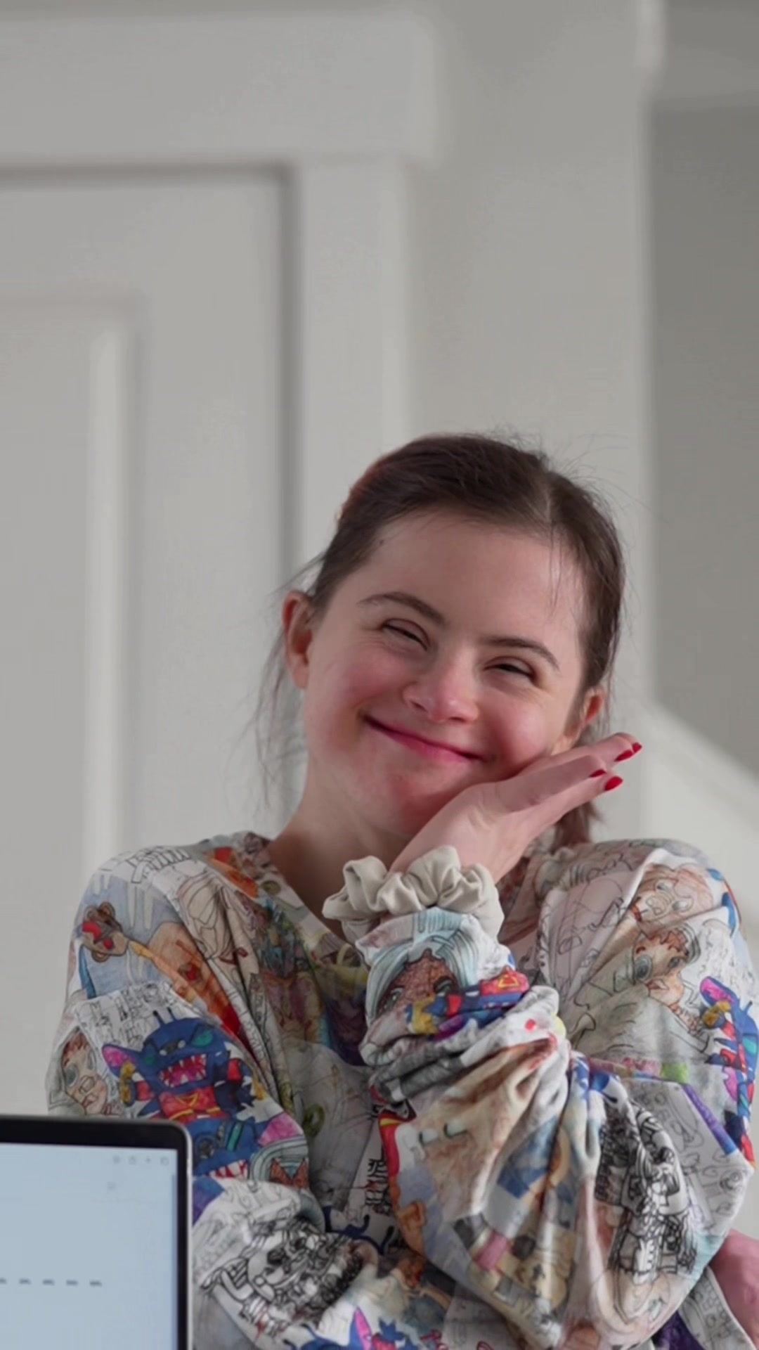 TikTok post by @vallitfit for Printful. Caption reads: This could be you via @Printful 🙌 Here’s how Anya....