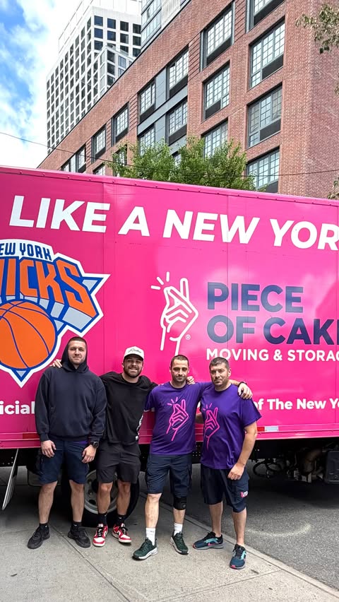Instagram post by @korylittle_ for Piece of Cake Moving & Storage®. Caption reads: Moving across the country is never easy, but....