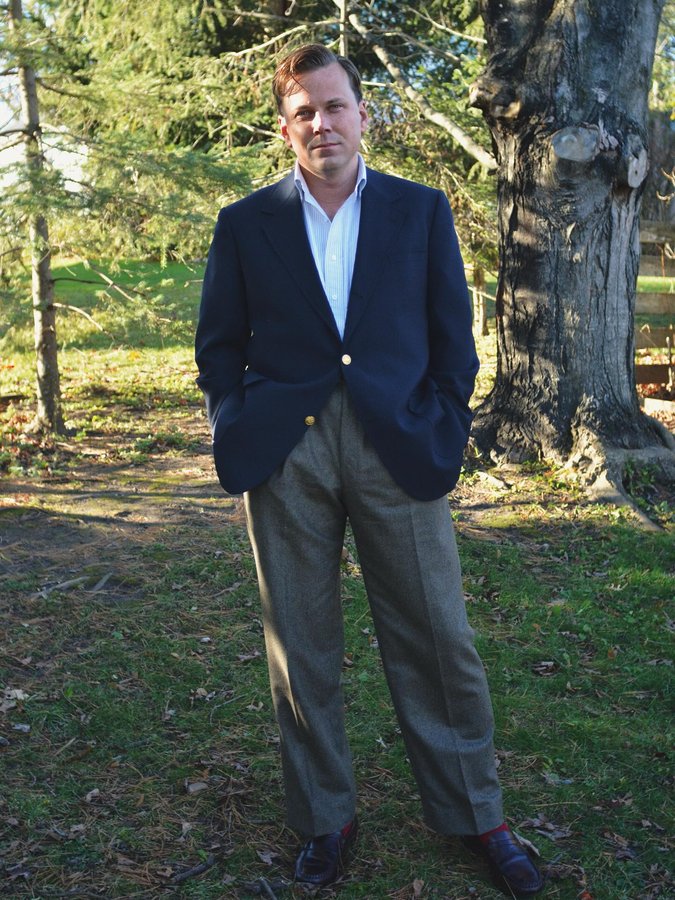 Instagram post by @owroot for Proper Cloth. Caption reads: [...] flannels are luxurious. This autumn....