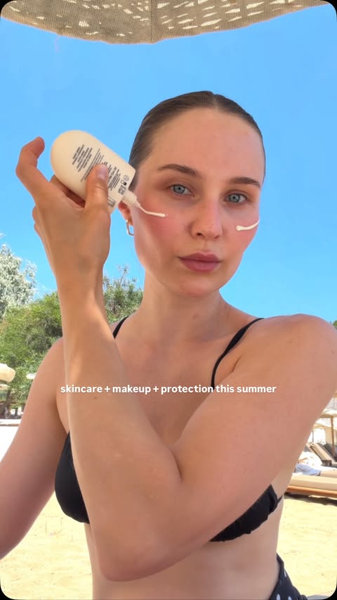 Instagram post by @nicoleboehm for INGLOT COSMETICS. Caption reads: Werbung| ready for the beach with....