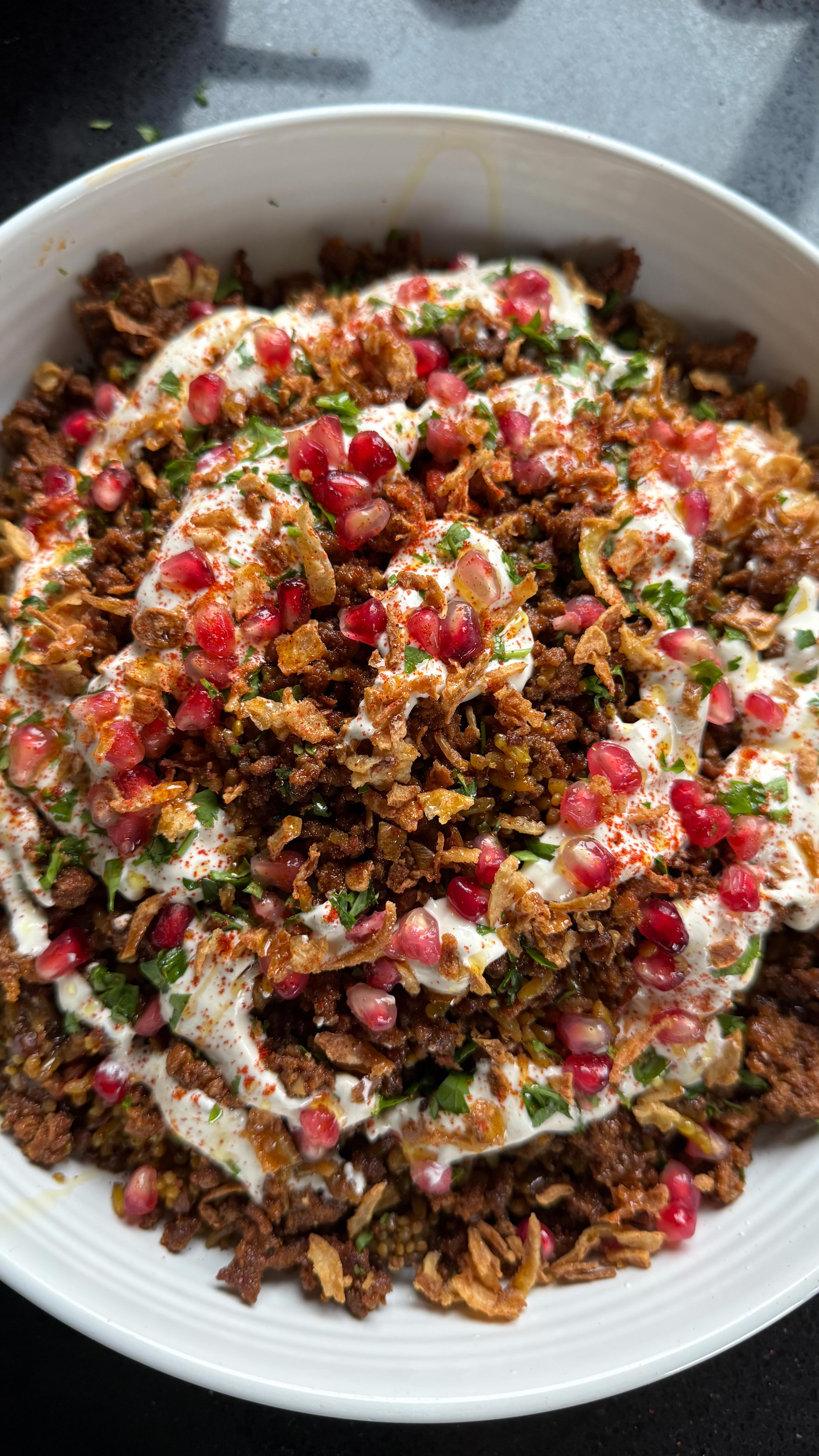 Instagram post by @sabrinaghayour for Merchant Gourmet. Caption reads: Here’s 3 quick meal ideas with my Persian Rice &....