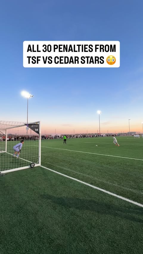 Instagram post by @risingballersusa for Major League Soccer. Caption reads: This penalty shootout was CRAZY 😱 Here’s all 30....