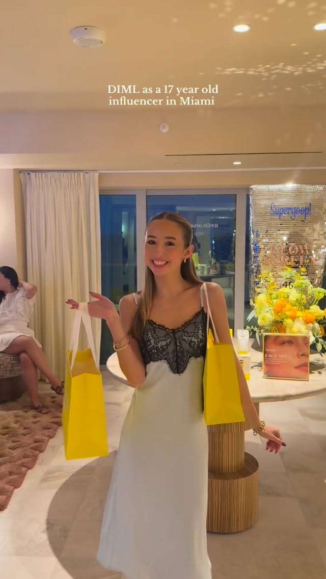 Instagram post by @melanie_.schmidt for Supergoop. Caption reads: hate calling myself a influencer but here’s me....