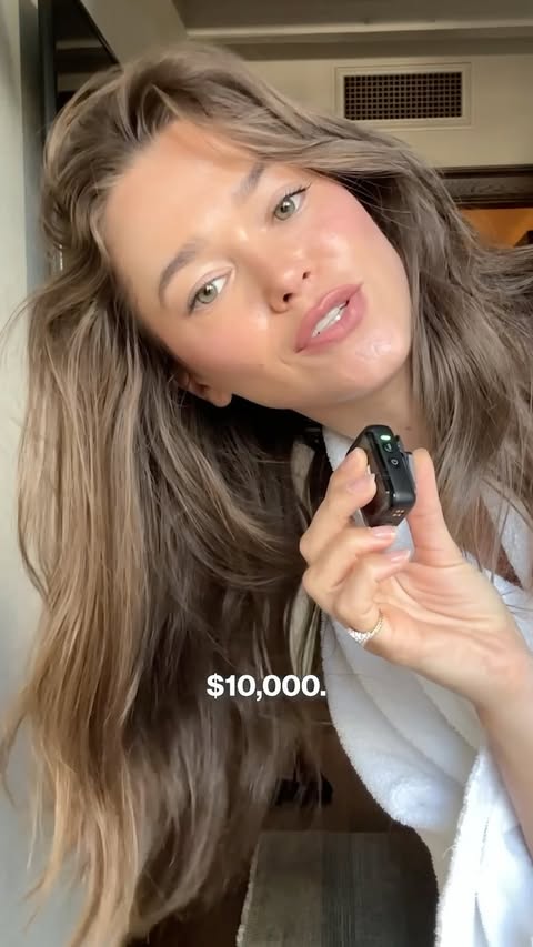 Instagram post by @valerialipovetsky for SoFi. Caption reads: [...] $10K can definitely help 👀 Follow @sofi +....