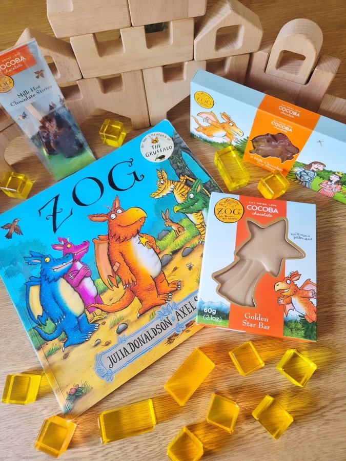 Instagram post by @ourbookishplaydays for Cocoba Chocolate. Caption reads: [...] we received these tasty treats from....