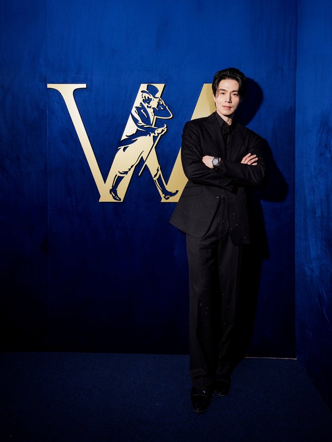 Instagram post by @leedongwook_official for Johnnie Walker. Caption reads: #Ad Excited to be part of the launch of Johnnie....