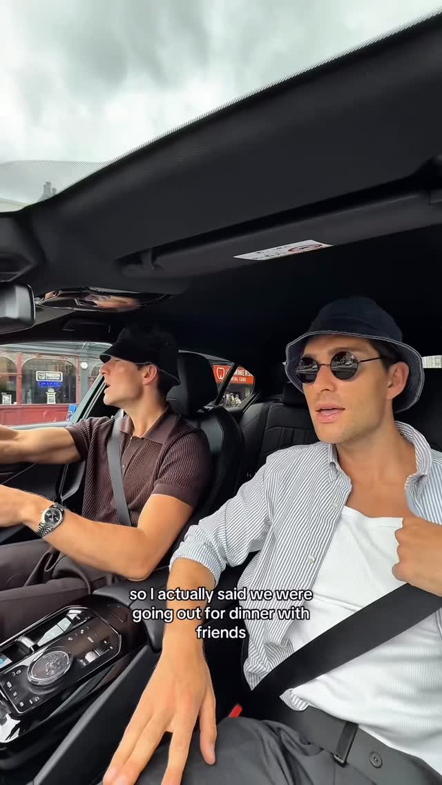 Instagram post by @henryjwade for SIXT. Caption reads: [...] showing up but making an entrance with @sixt....
