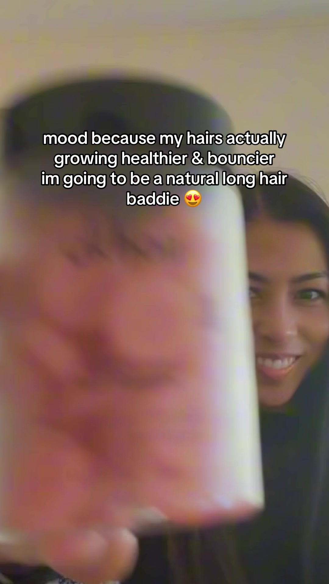 TikTok post by @inspired_livin6 for UKLASH. Caption reads: [...] it’s naturally straight and bouncy 😍....