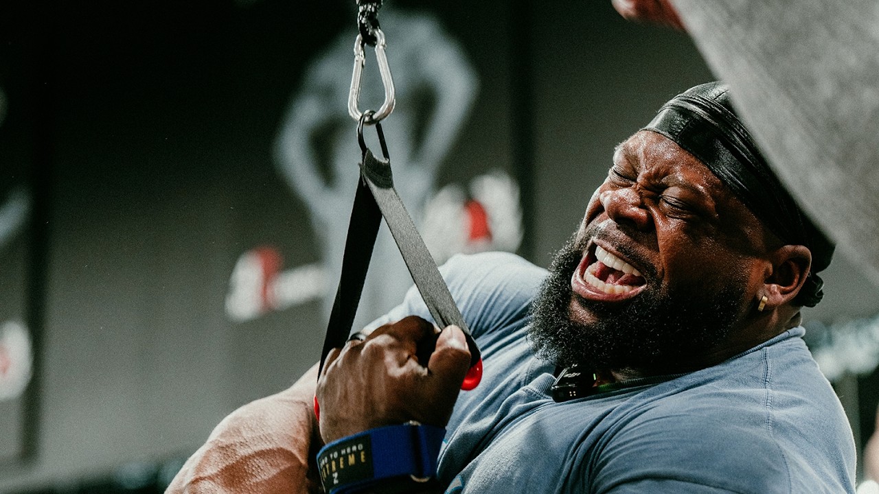YouTube post by @keone_prodigy1 for – Get Raw Nutrition. Caption reads: ROAD TO THREE PLAYLIST: • NewTech Gym | Shoulders....