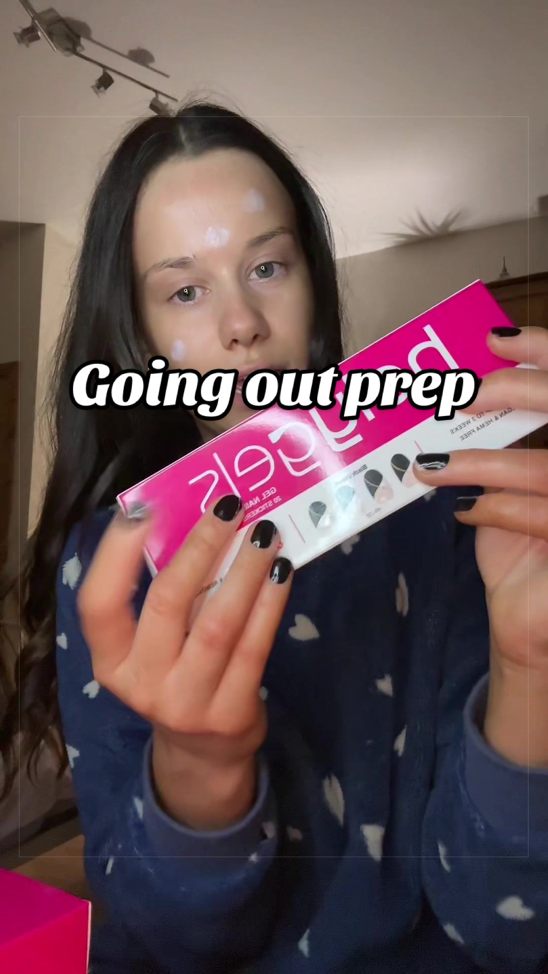 TikTok post by @faithmcafee for Holy Gels. Caption reads: [...] out prep made easier 🎀@Rose & Caramel @Holy....