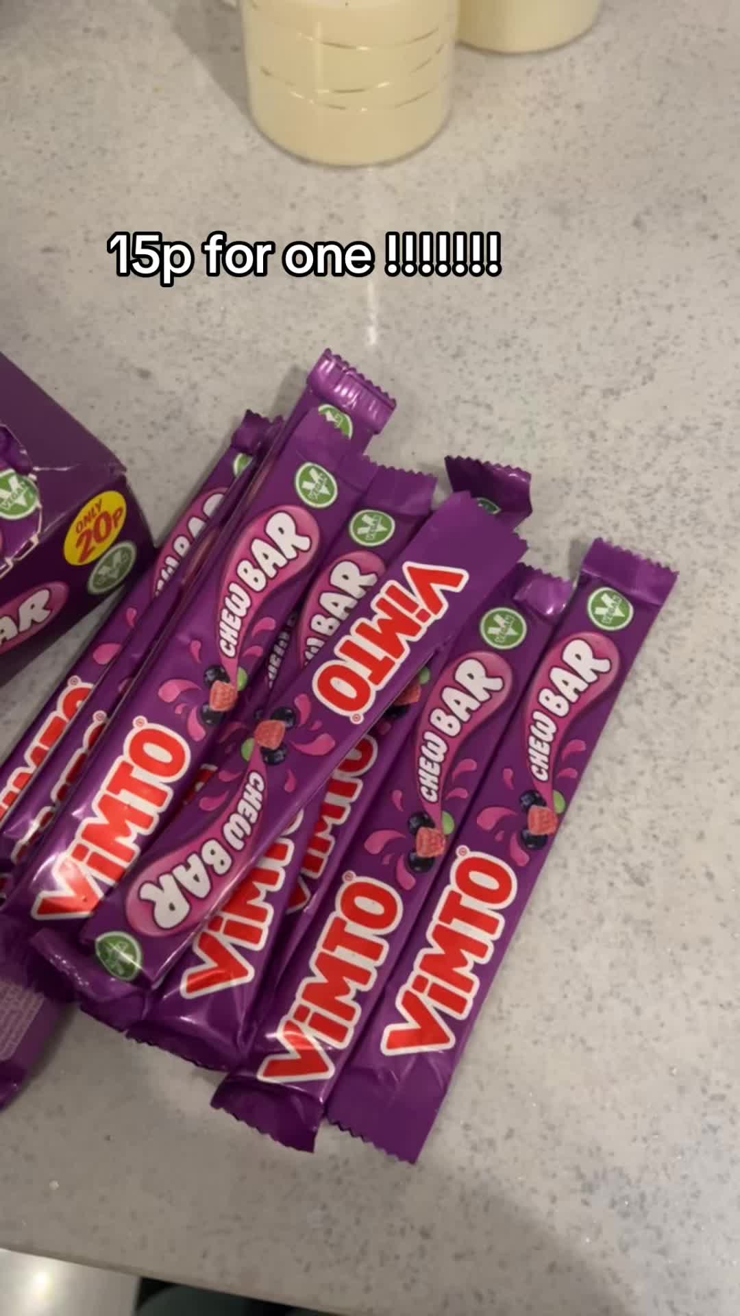 TikTok post by @travelandtiktokshop for Exploded Sweets. Caption reads: [...] so good my childhood favourite! @Exploded....