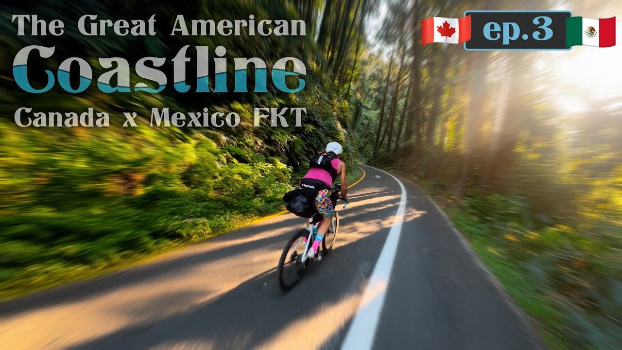 YouTube post by @TheVCAdventures for USWE. Caption reads: Day 3 | BEST ROAD OF THE TRIP??? | The Great....