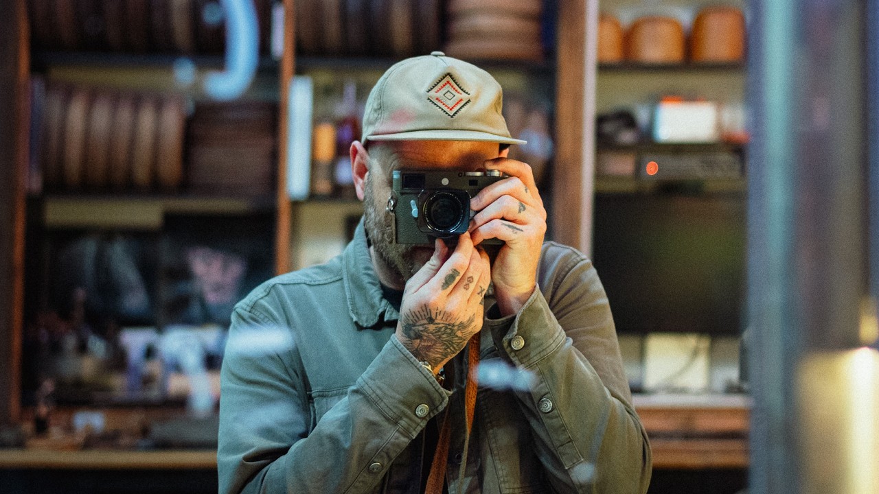 YouTube post by @davidherring for B&H EDU Advantage. Caption reads: Death to AUTO Photography.