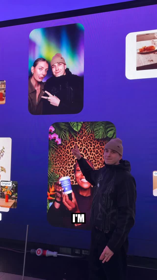 Instagram post by @culture.force for Photoroom. Caption reads: Come with me to the @photoroom event! 

Check out....