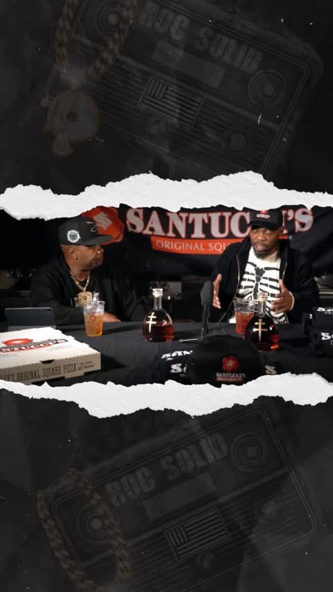 Instagram post by @roc.solidpodcast for Live Nation. Caption reads: 🔥 @MemphisBleek &
@BeanieSigelSP revisit the....