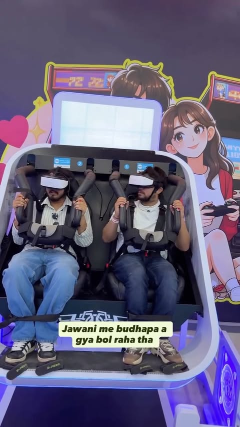 Instagram post by @dilli_22_deepu for Skyjumper Trampoline Park. Caption reads: Sky jumper is one Of India’s largest trampoline....