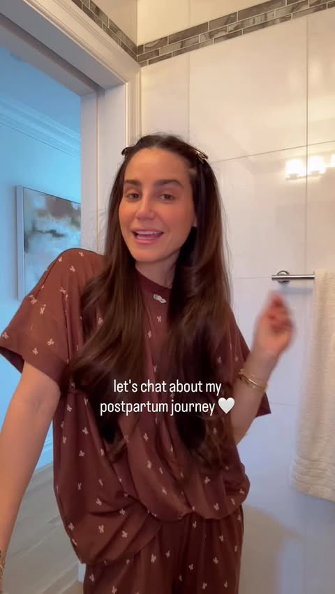 Instagram post by @briannajoye_fitness for MAËLYS. Caption reads: AD I Let’s chat about postpartum journey and what....