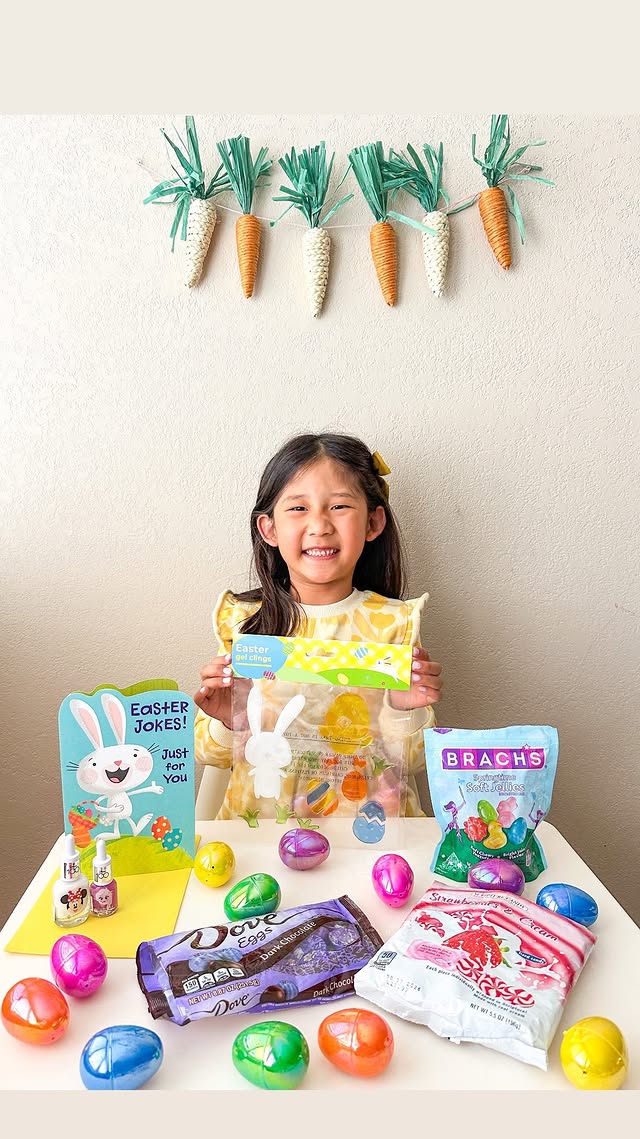 Instagram post by @heidijoyful for Rite Aid. Caption reads: #RiteAidPartner Looking for fun Easter-themed....
