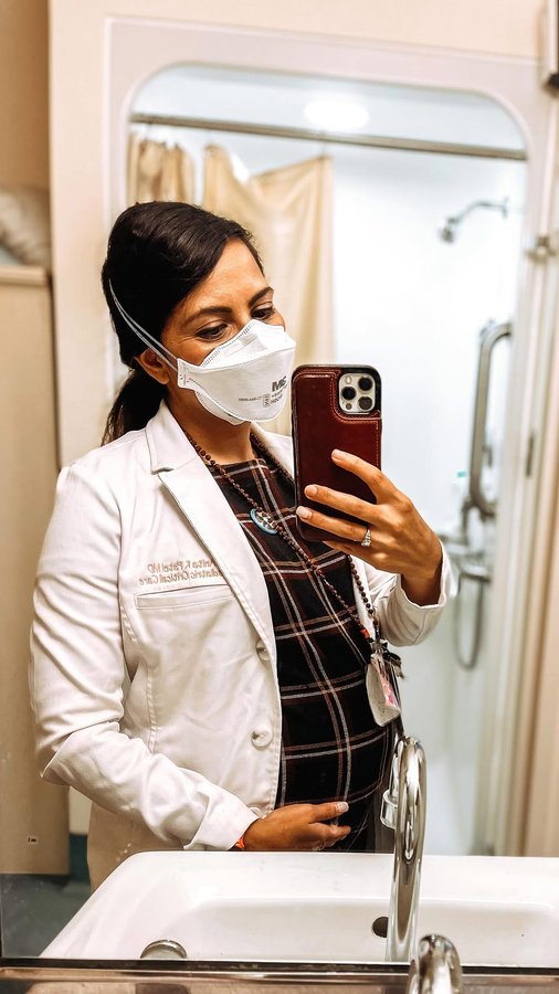 Instagram post by @anitakpatelmd for Stoggles. Caption reads: [...] why I waited this long to get on the....