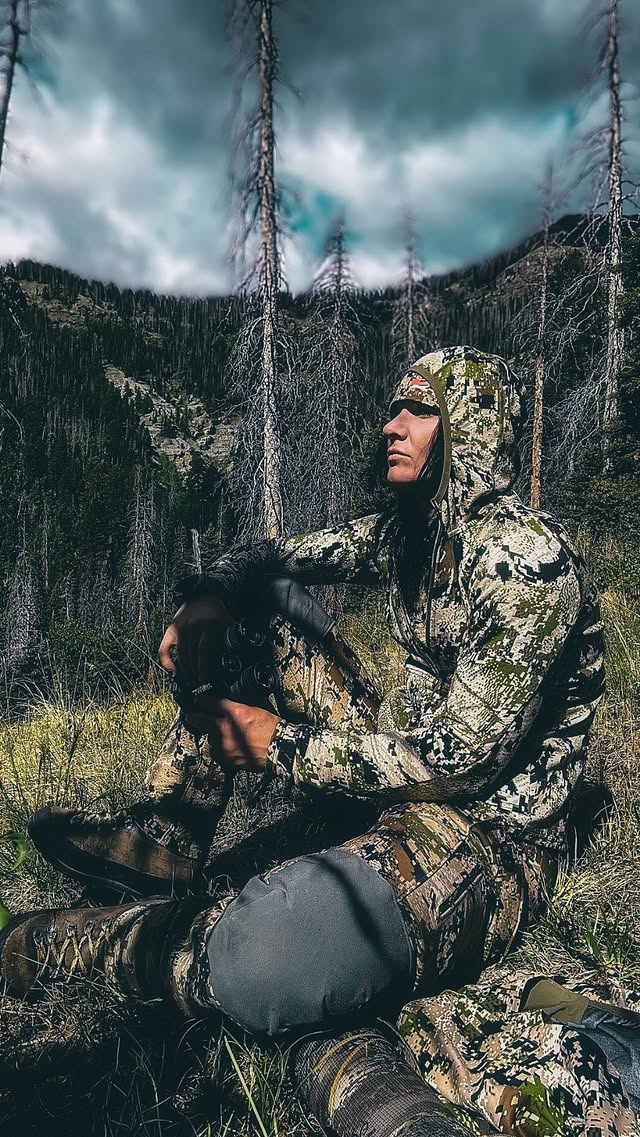 Instagram post by @coloradomtnhuntress for MTN OPS. Caption reads: Experience : That most brutal of teachers. But you....