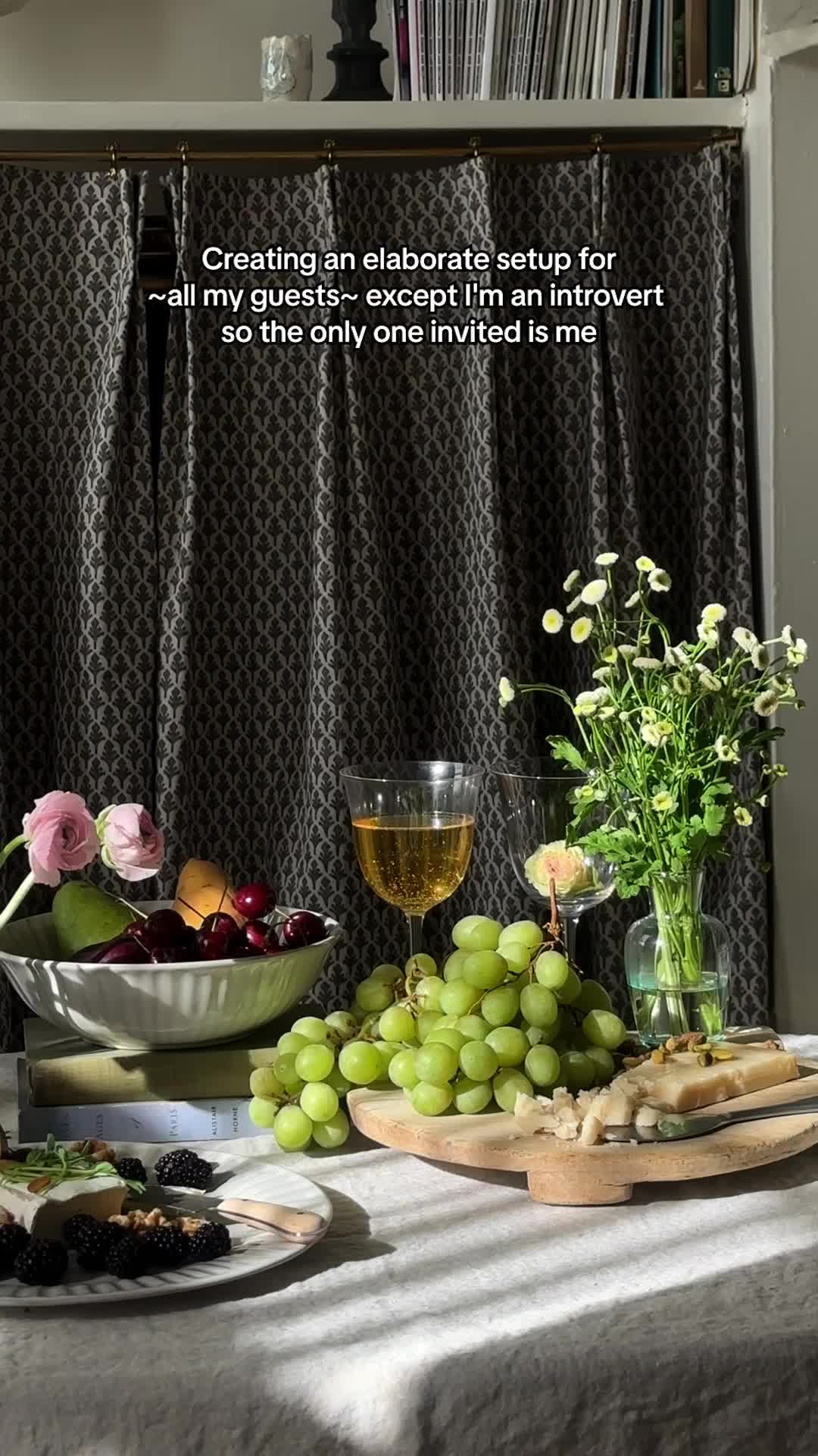 Instagram post by @hummusbirrd for West Elm. Caption reads: Adults can play make believe, too. @hummusbirrd....