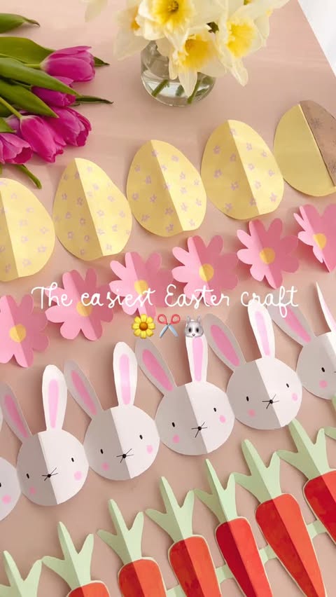 Instagram post by @mummy_and_my_three for Baker Ross. Caption reads: [...] 🐰🐣 (Previous ad collaboration with Baker....
