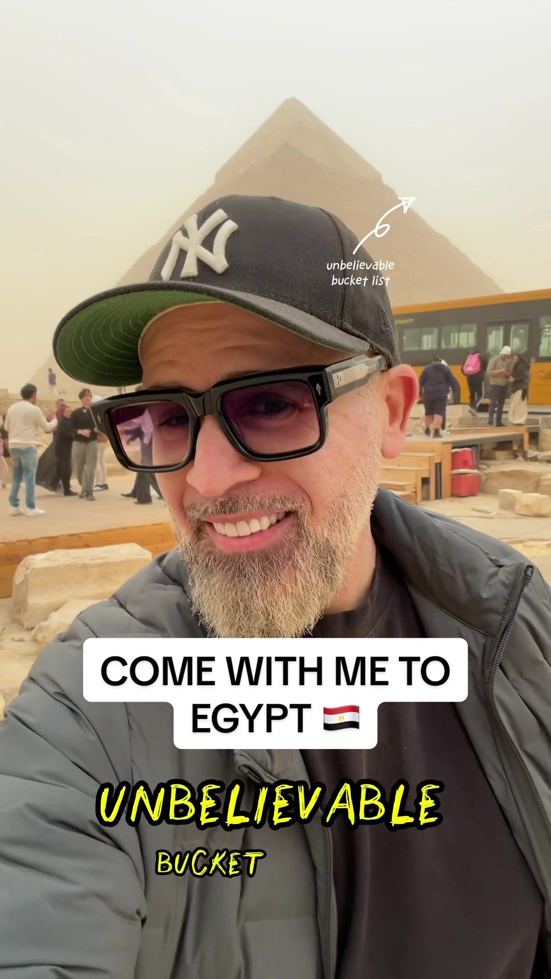 TikTok post by @cubaknow for Rayhaan Perfumes. Caption reads: Take a trip with me and @Rayhaan Perfumes to Egypt....